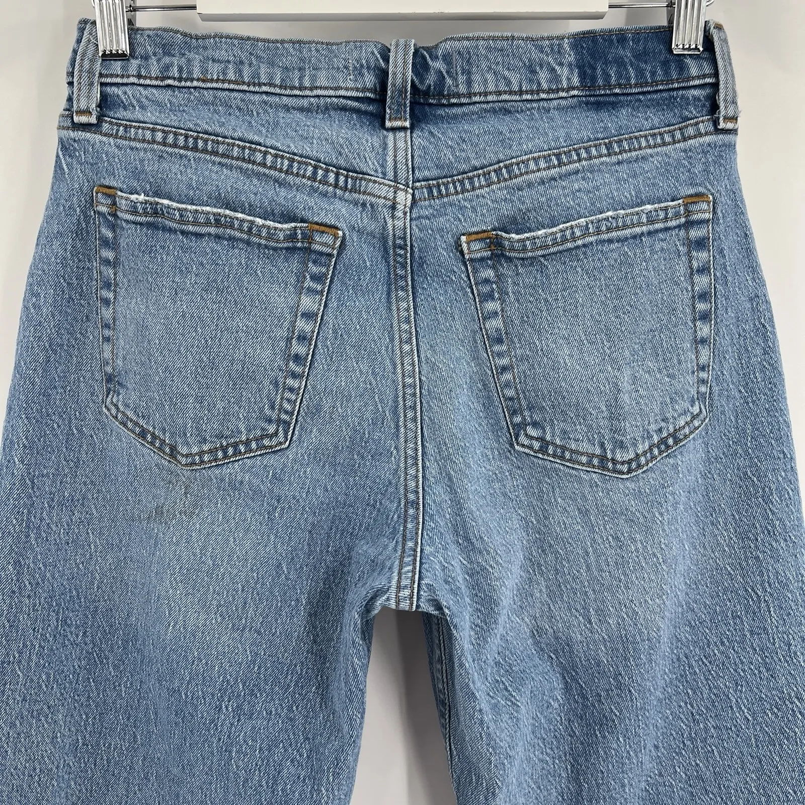 Abercrombie & Fitch The Baggy Low Rise Blue Jeans Curve Love Women's Size 26/2S - Image 6