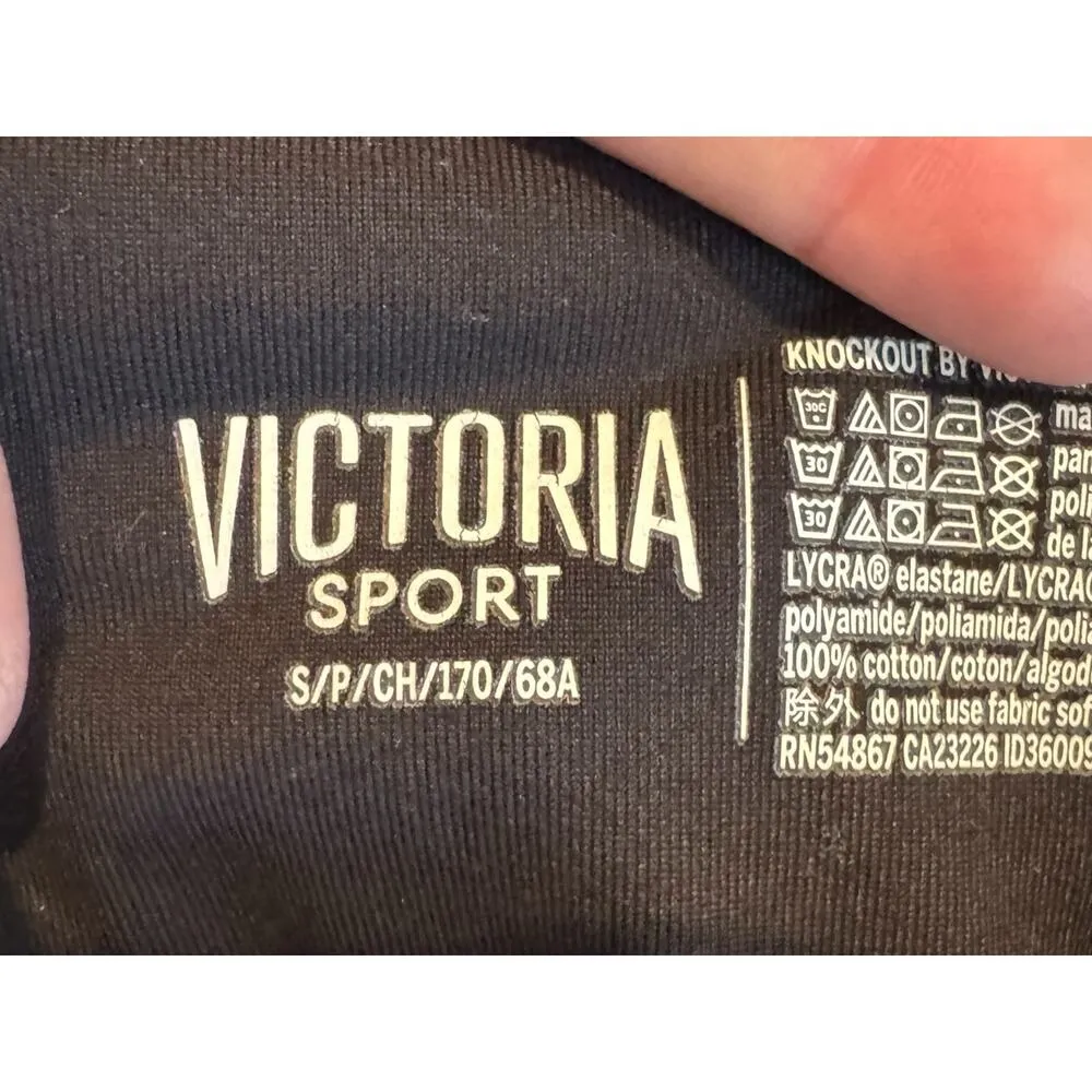 Victoria Secret Sport Knockout Tight Pants Pink Plum Laser Cut Women’s Small - Image 7