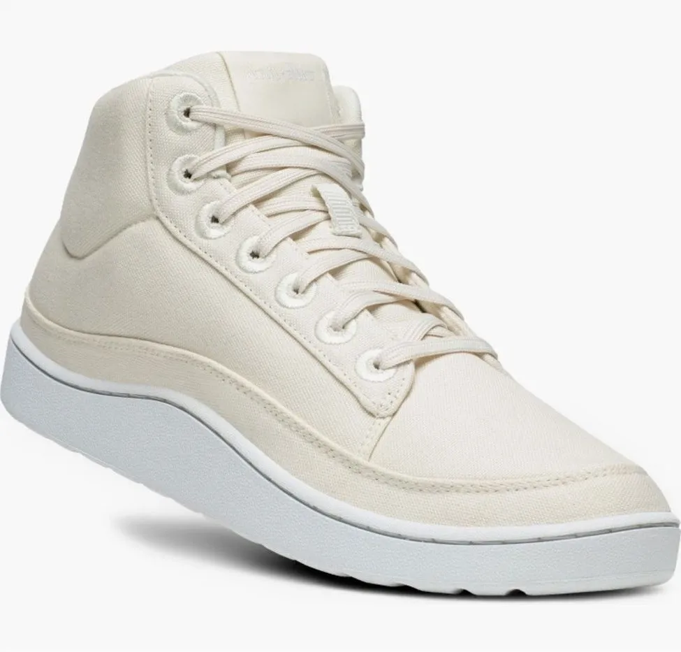 Allbirds Pacer Canvas Mid Top Retro Woman's Sneaker, Natural White, Size 10 NWT - Image 1