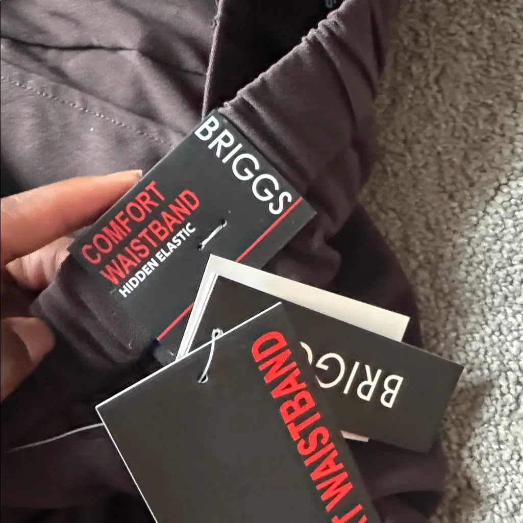 Briggs Brown Comfort Waistband Pants SIZE 16 - Image 7