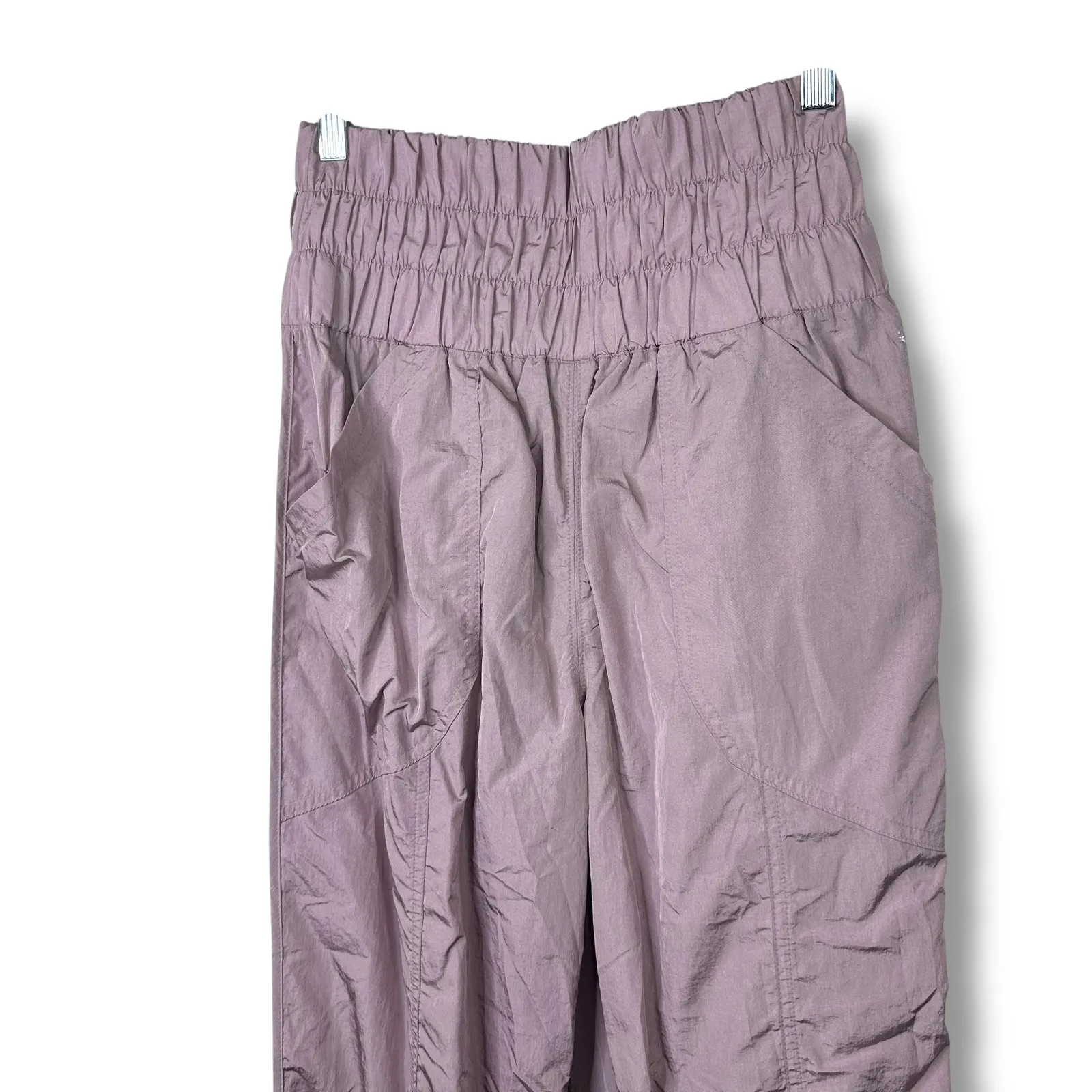 Free People Movement The Way Home Purple Swish High Waist Joggers Small - Image 3
