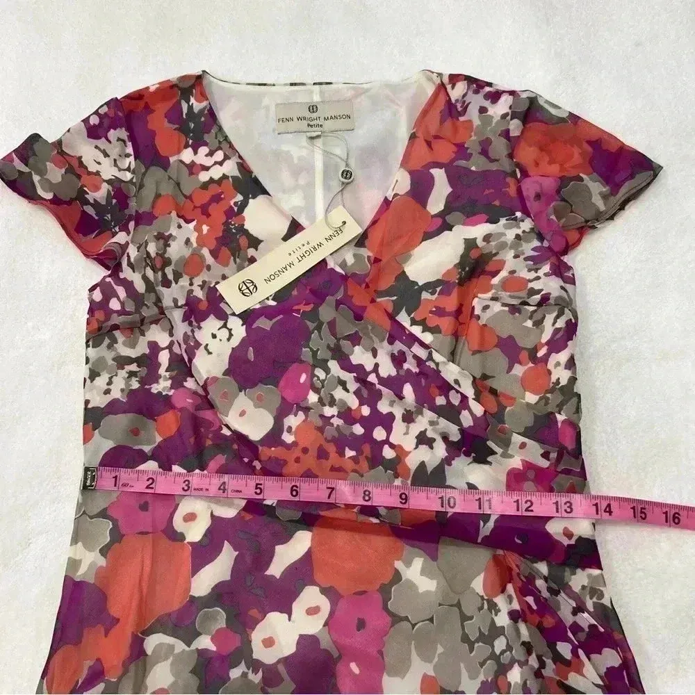 FENN WRIGHT MANSON PETITE GATHERED FRONT DRES size 10 - Image 12