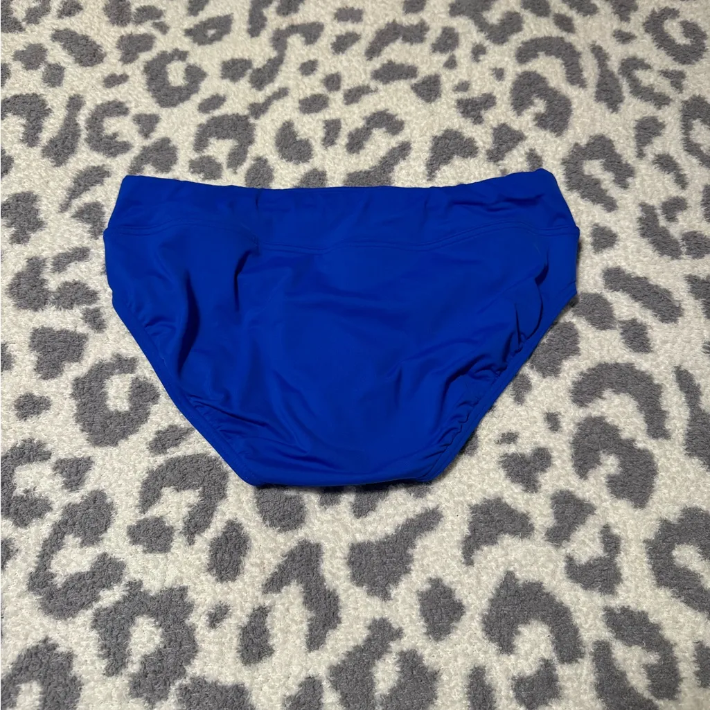 Lands' End Royal Blue Women's Bikini Bottom Size 10 - Image 2