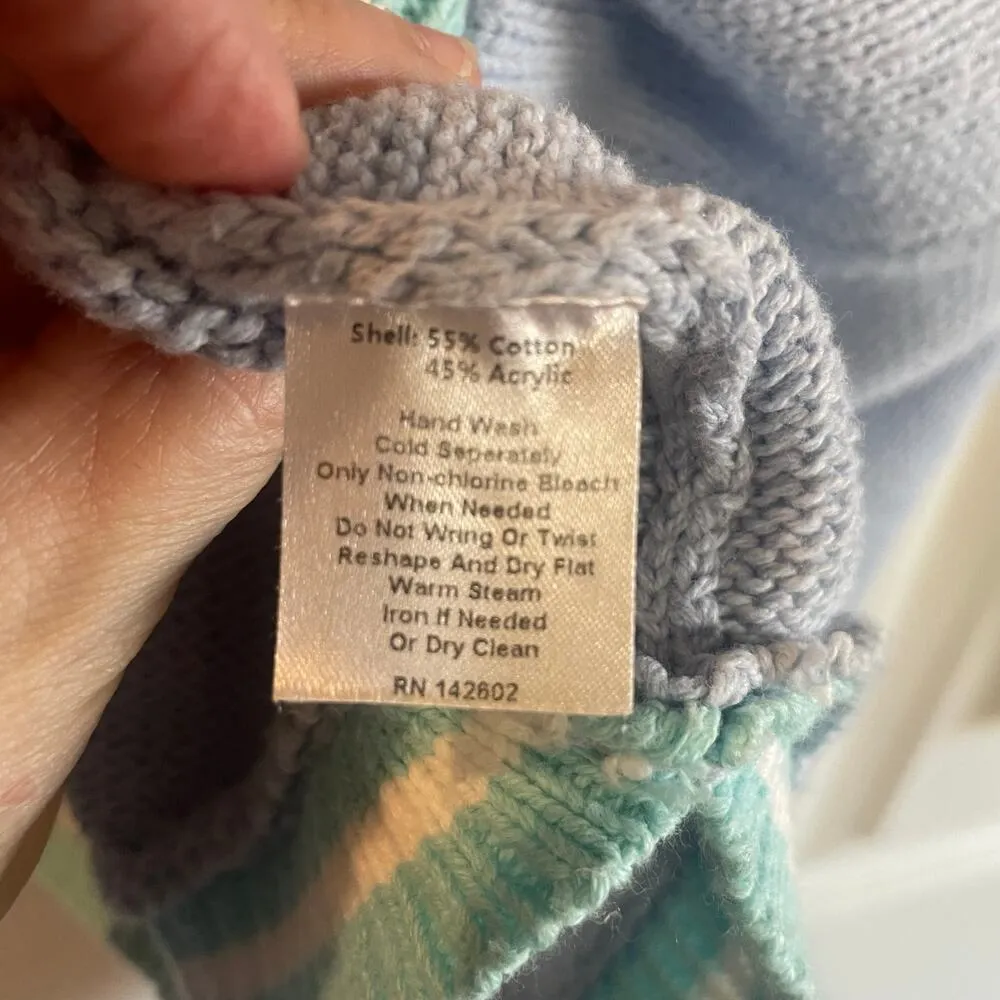 Sail to Sable STS size medium color block crewneck sweater - Image 10