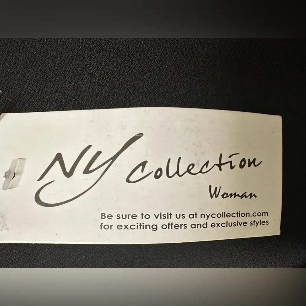 Ny Collection  black short flutter sleeve ruffle midi dress - Image 6