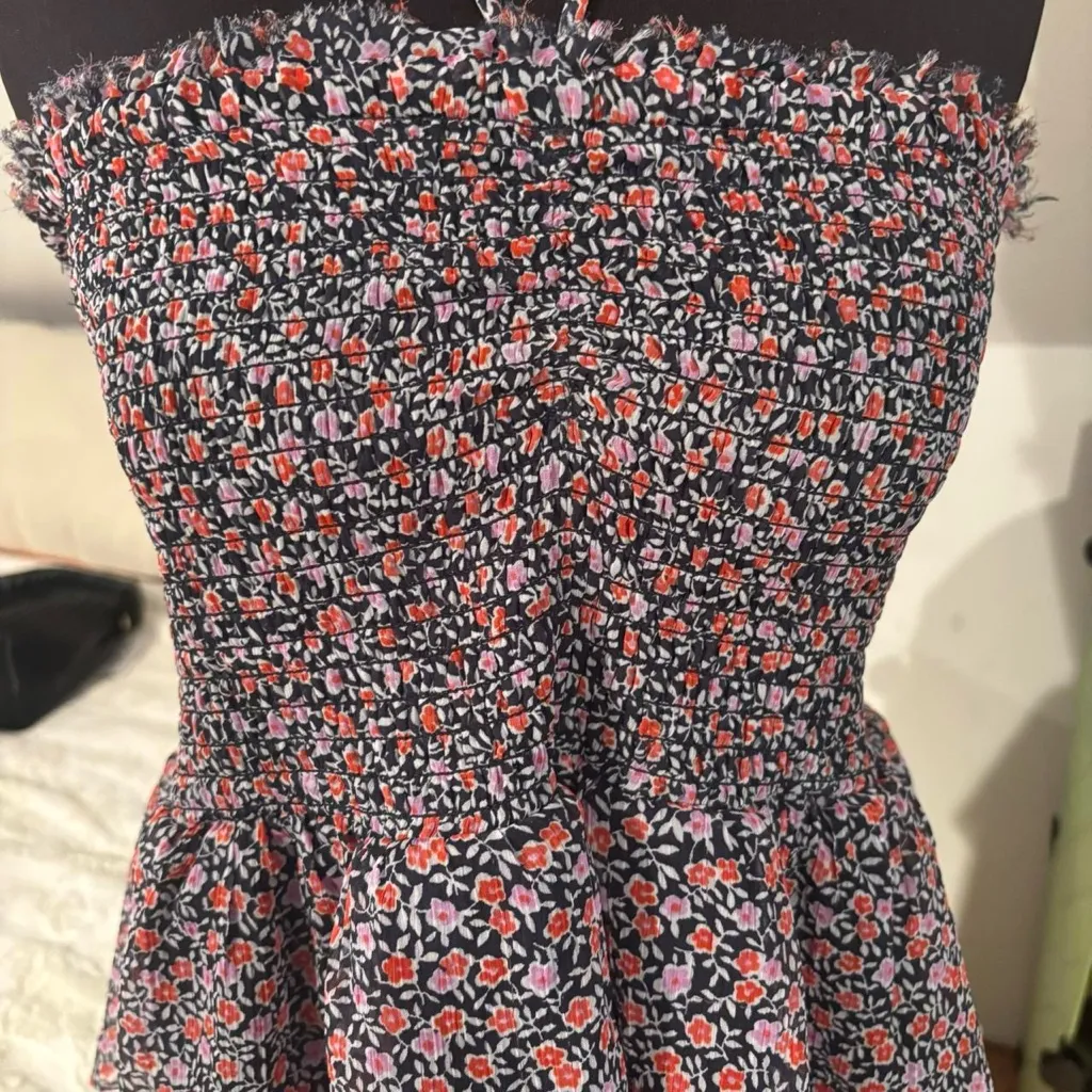 Y2K American Eagle Floral Babydoll Halter Dress - Image 2