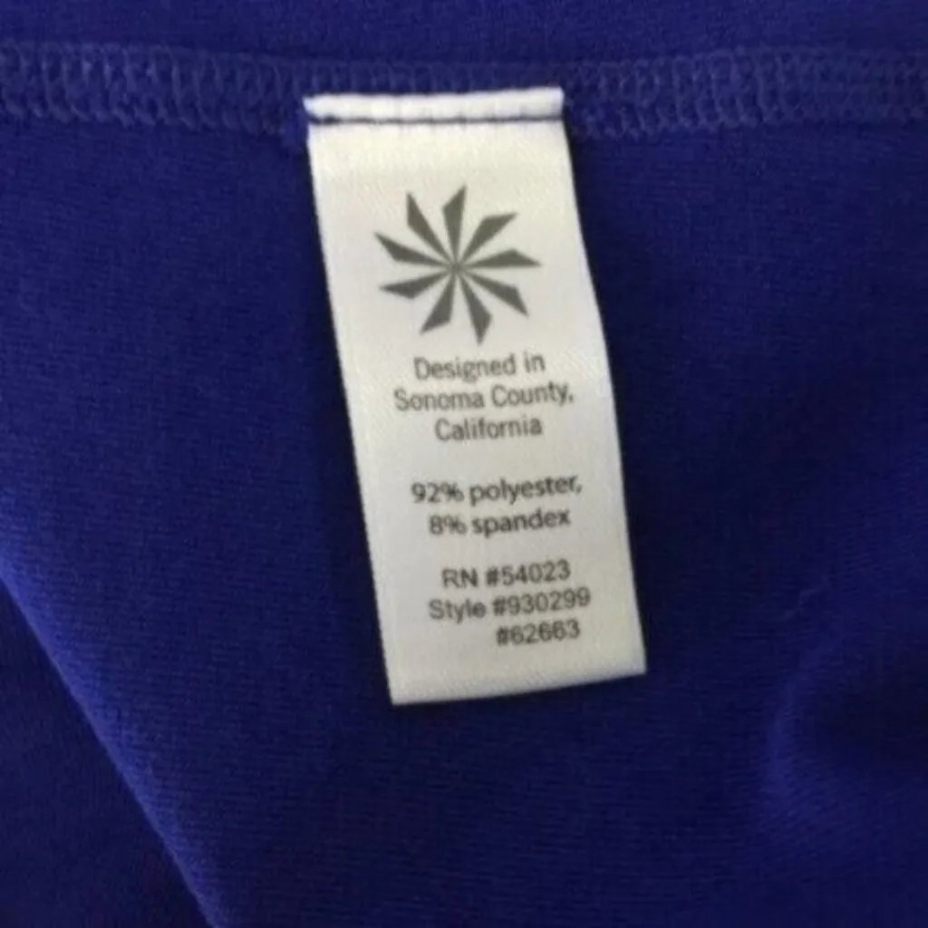 Athleta Blue Racerback Activewear Tank Top XXS Performance‎ Gym Yoga Athleisure - Image 6