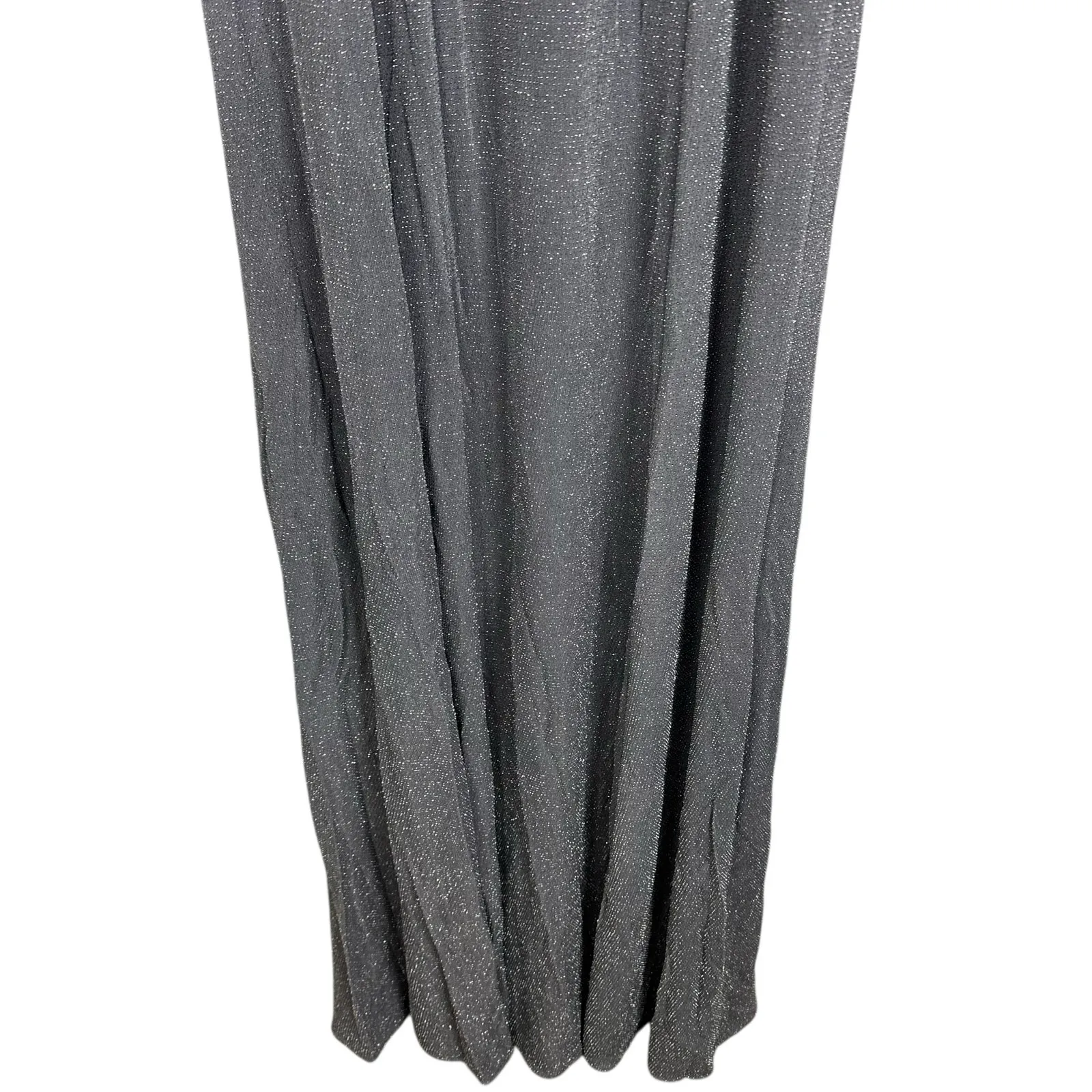 Show Me Your Mumu Renee Maxi Ruffle Dress Dancing Queen Shine Smoke Sz Small NWT - Image 10