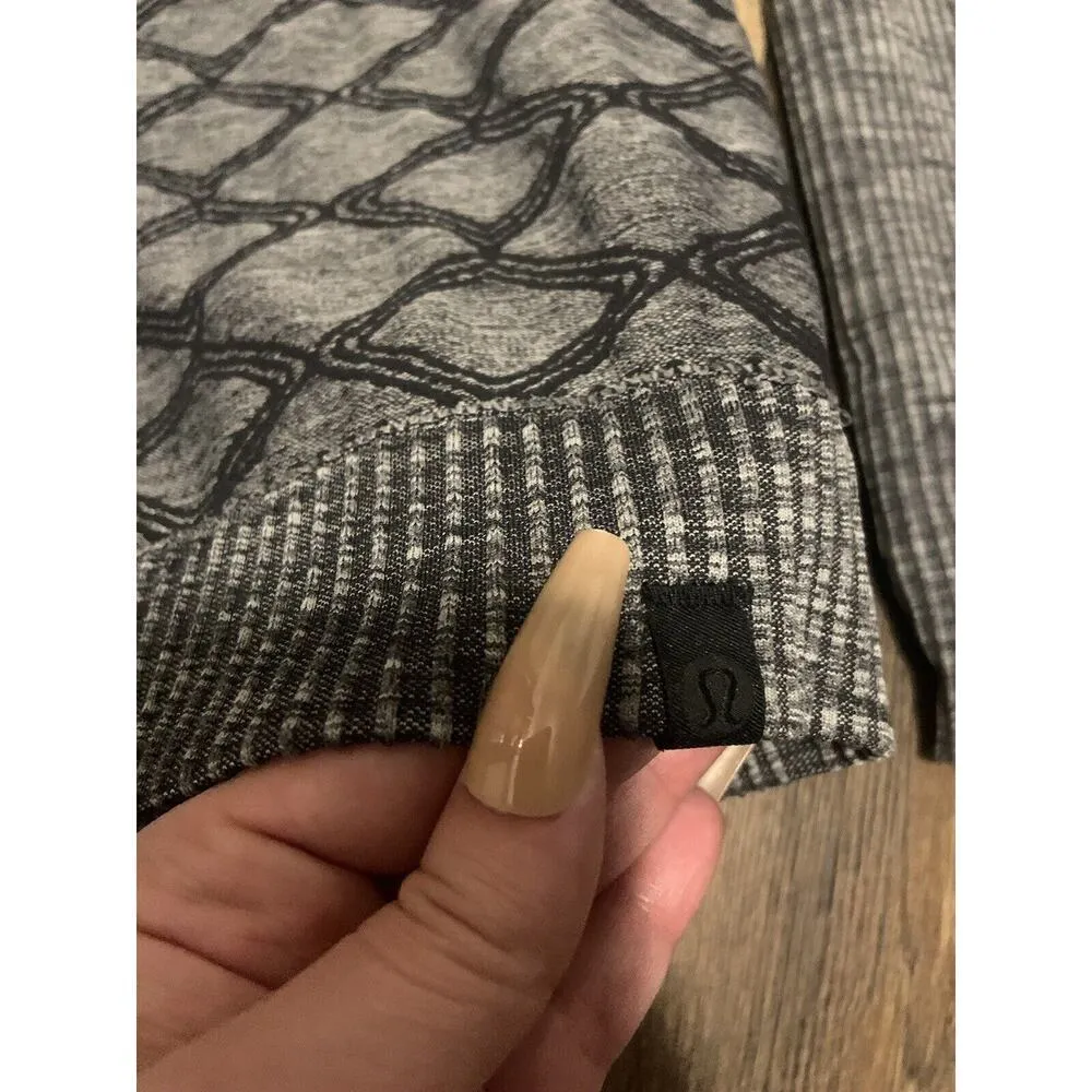 Heathered Black Rest Less Pullover M Lululemon activewear workout spring - Image 7