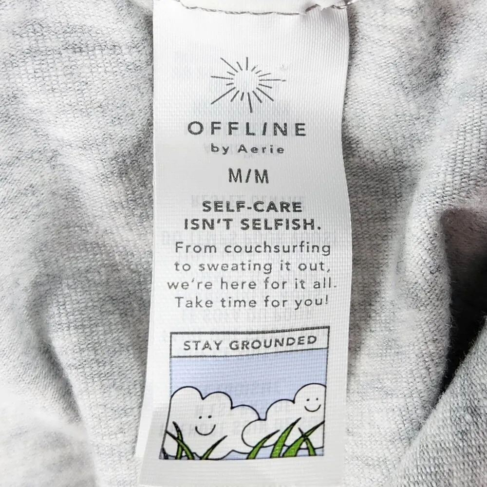 Offline by Aerie Women's Leggings Size M Camo Gray White - Image 3