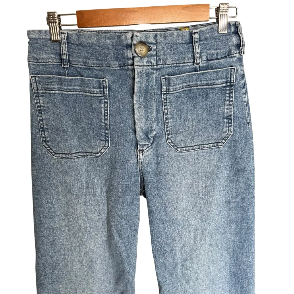 Maeve x Anthropologie - The Colette Wide Leg Cropped Jeans Sz 28 - Image 5