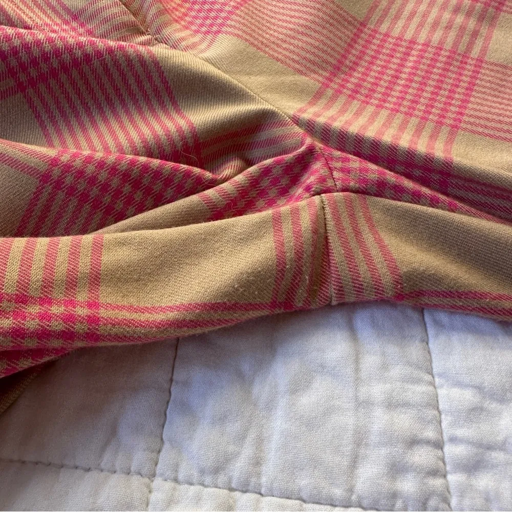 Maeve by Anthropologie Tapered Pink Plaid Pants 8 - Image 10