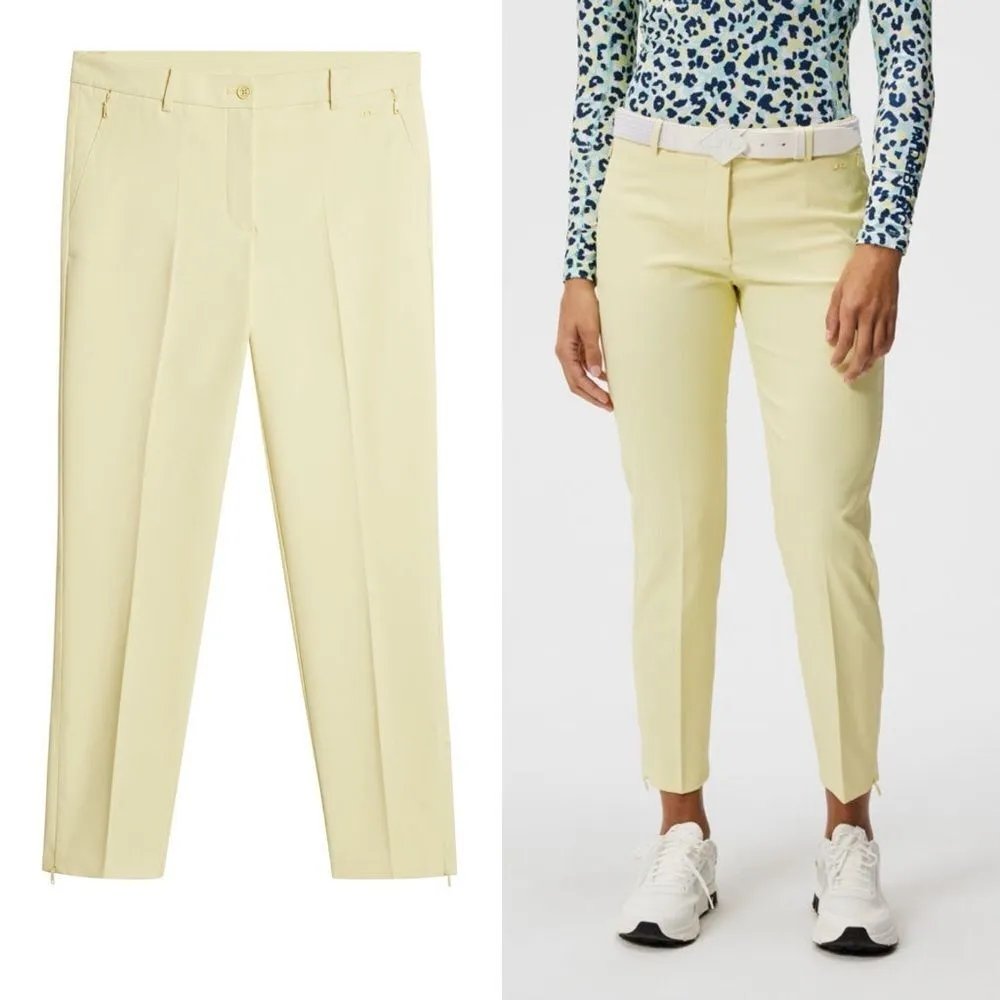 NWT J. Lindeberg Pia Golf Pant Women’s Size 26 2 Wax Yellow Sports Athletic NEW - Image 14