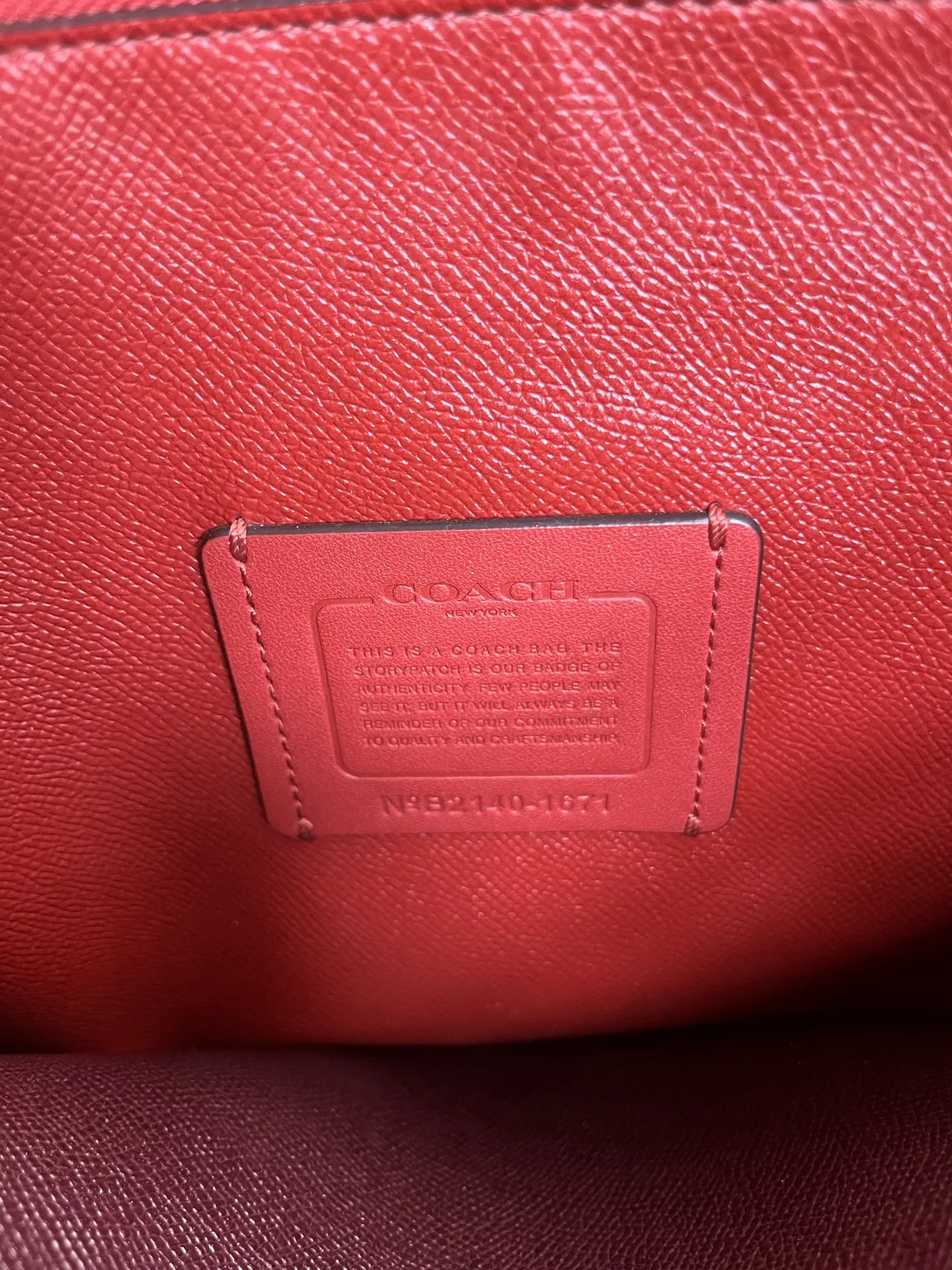 Coach Leather Bag Tote - Image 6