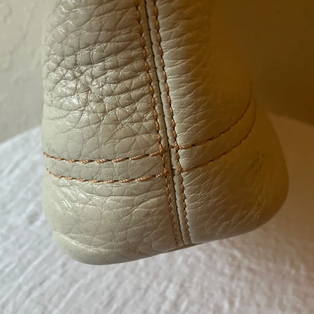 Coach:VTG Chelsea Hobo Pebbled Leather Shoulder Bag- Turn Lock-Brushed Gold Tone - Image 12