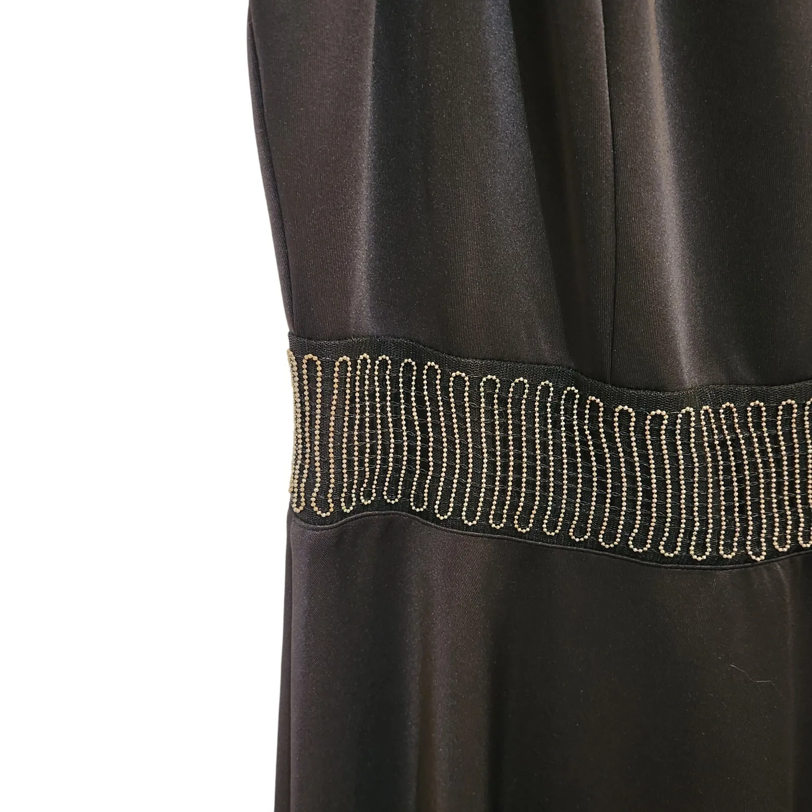 Fashion To Figure FTF Sleeveless Above The Knee Party A-Line Black Dress Size 1X - Image 7