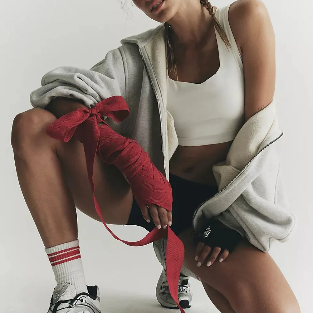 Win Win Sports Bra White - Image 2