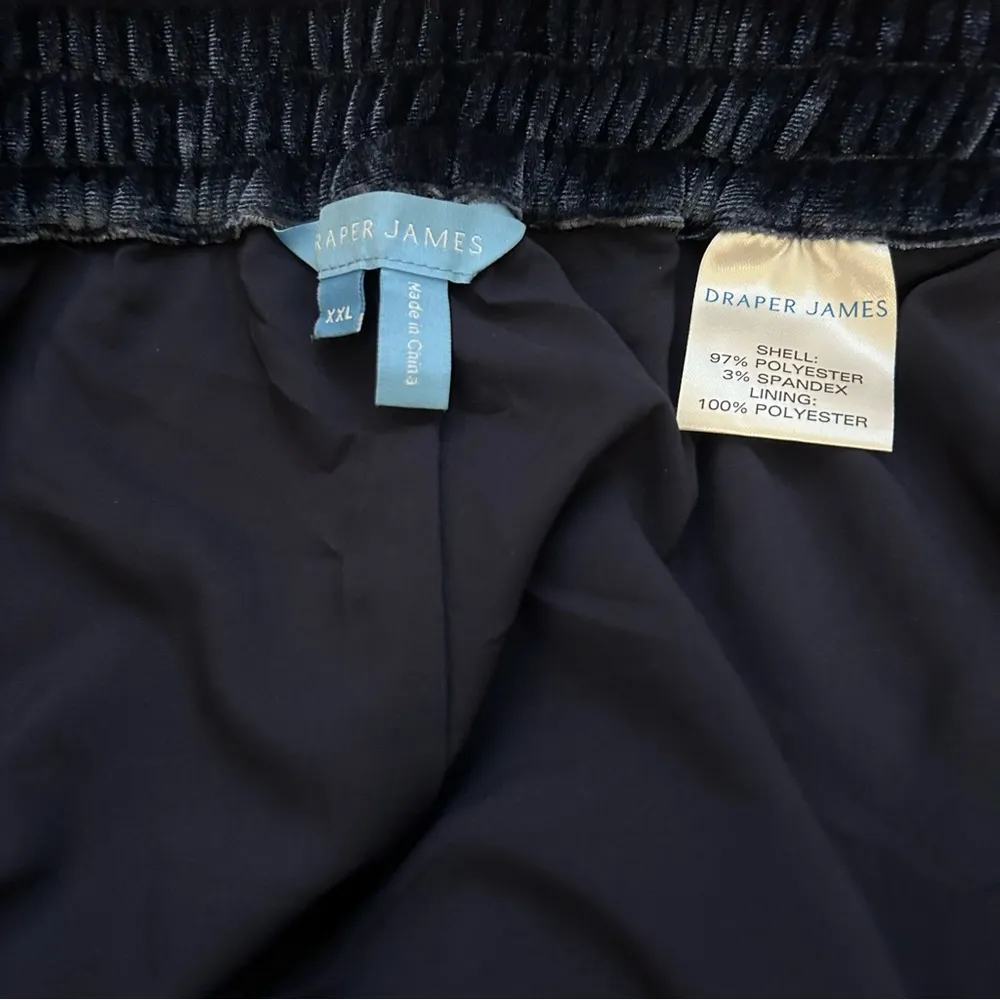 Draper James  Pull On Velvet Pants XXL - Image 8