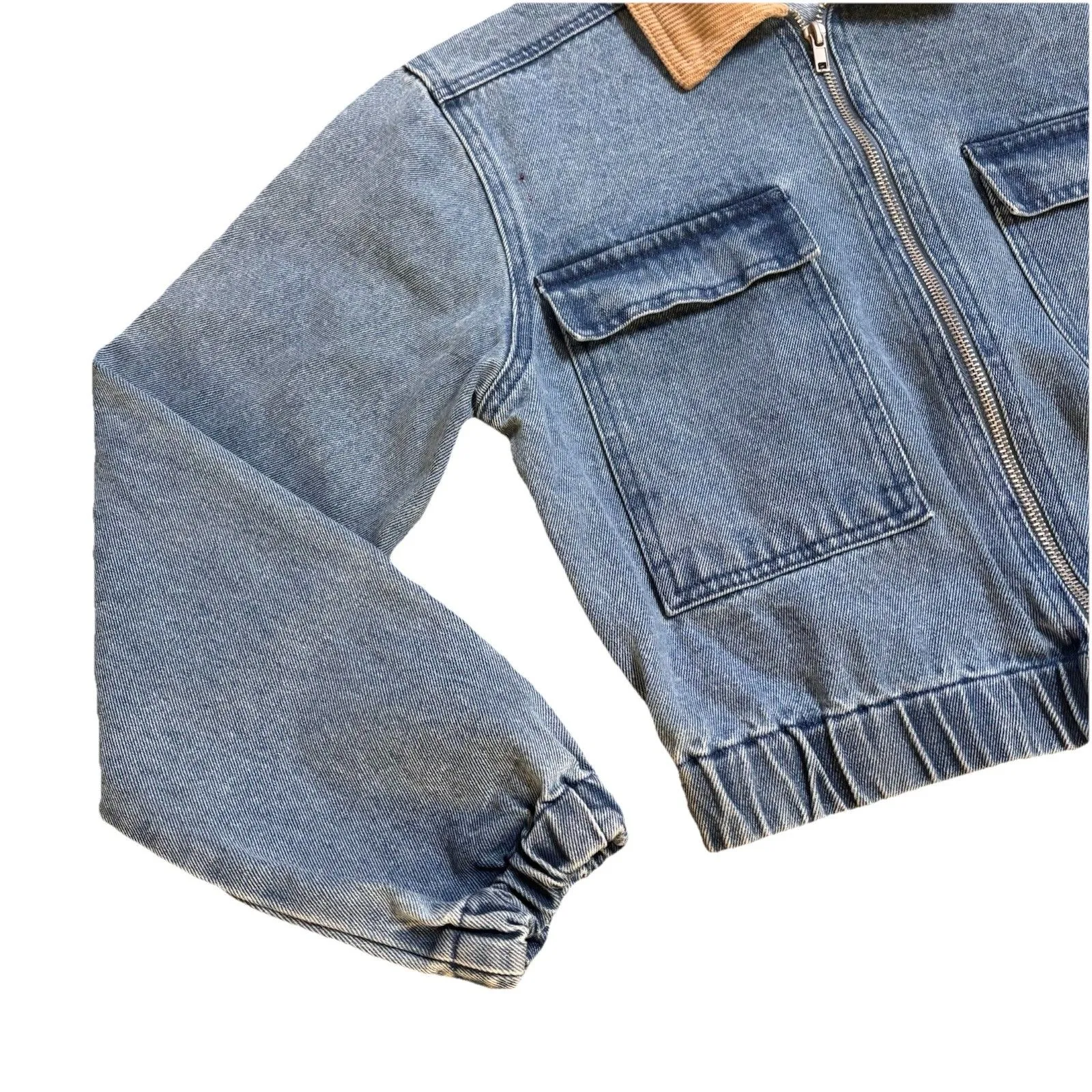 Netflix Official Stranger Things Billy Hargrove  Denim Jacket Women's Size XS - Image 3