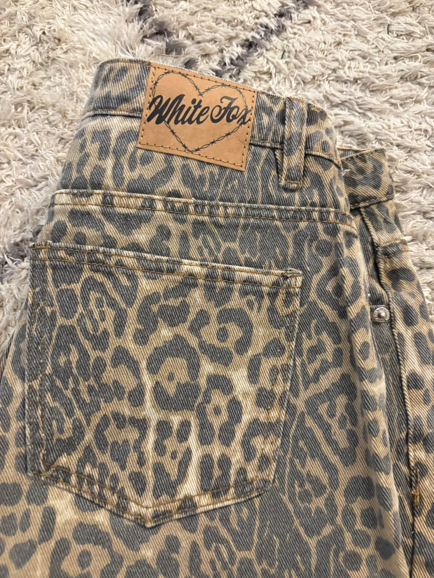 Cheetah Print Jeans - Image 3