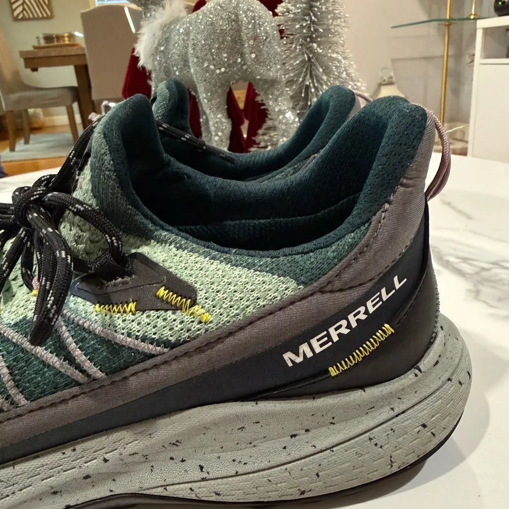 Merrell Forest Green and Charcoal Sneakers - Image 2