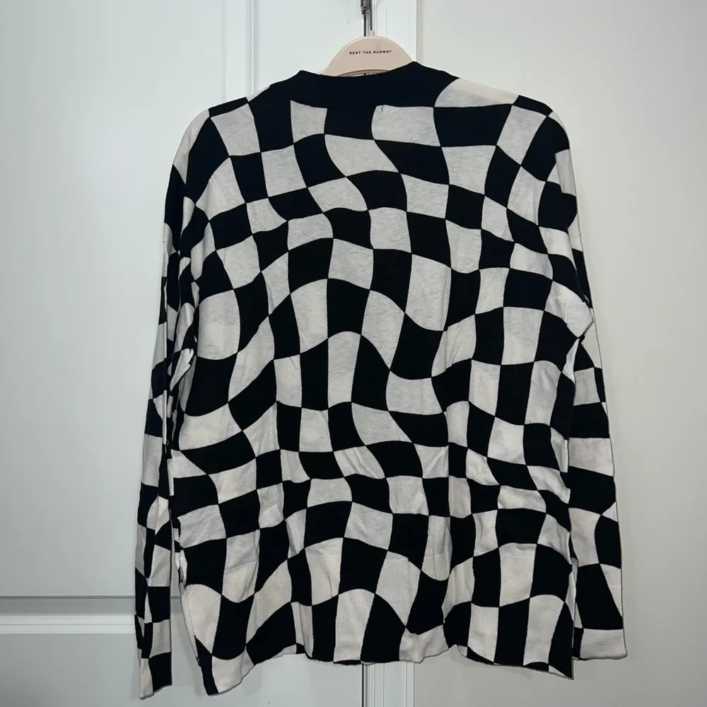 Sanctuary Black & White Cityscape Cardigan Sweater Size Small $119 - Image 5