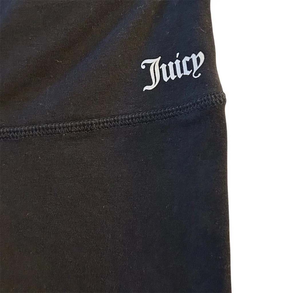 Juicy Couture Women's Black Leggings Size S Activewear Mid Rise - Image 5