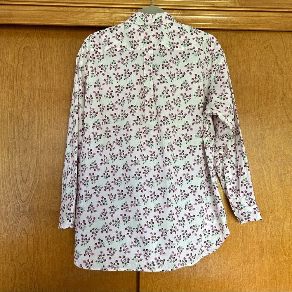 J. Crew Relaxed-fit Lightweight Cotton Poplin Shirt in Whisper Peach Berry Sze 6 - Image 8