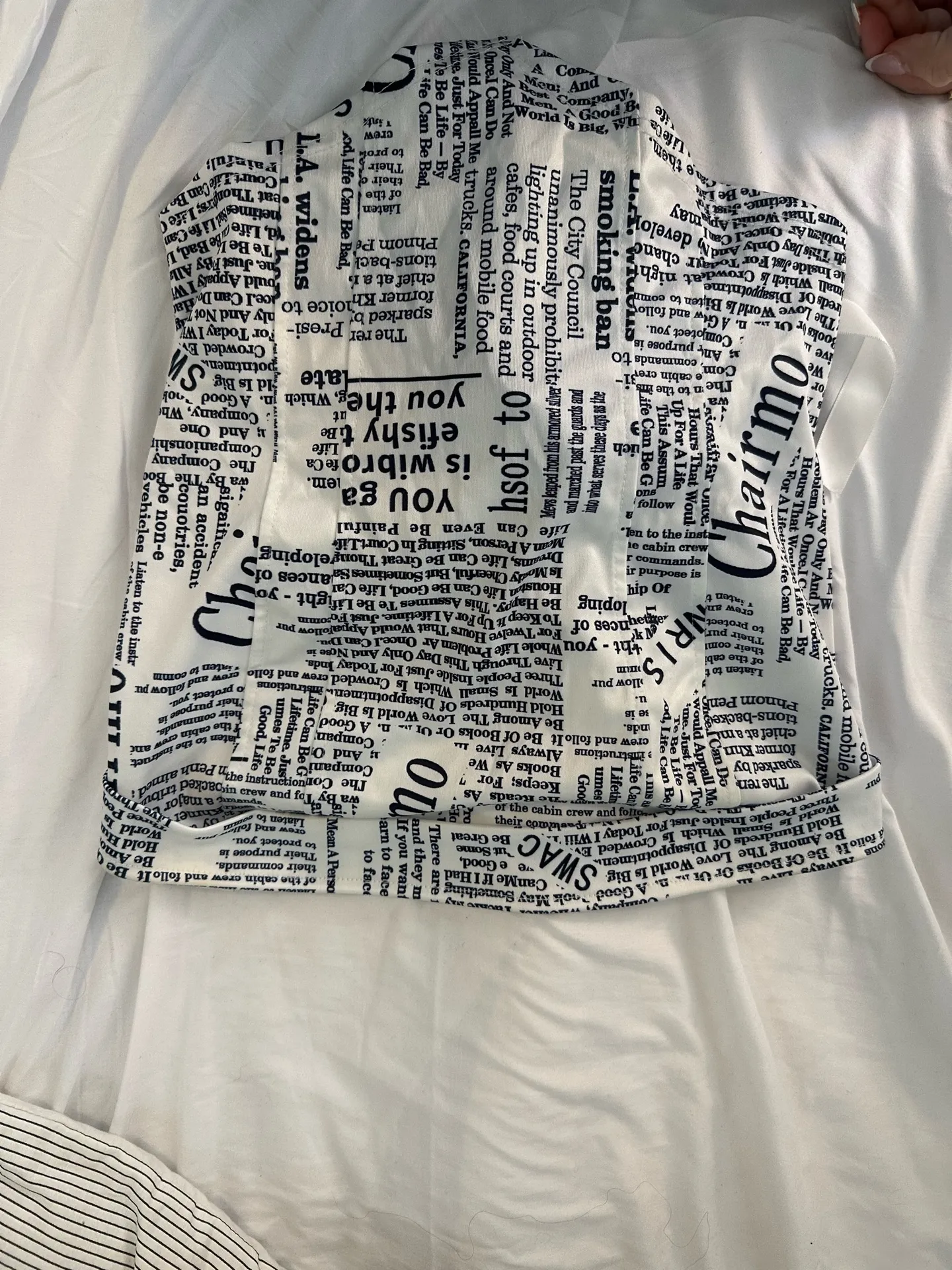 News paper top White - Image 2