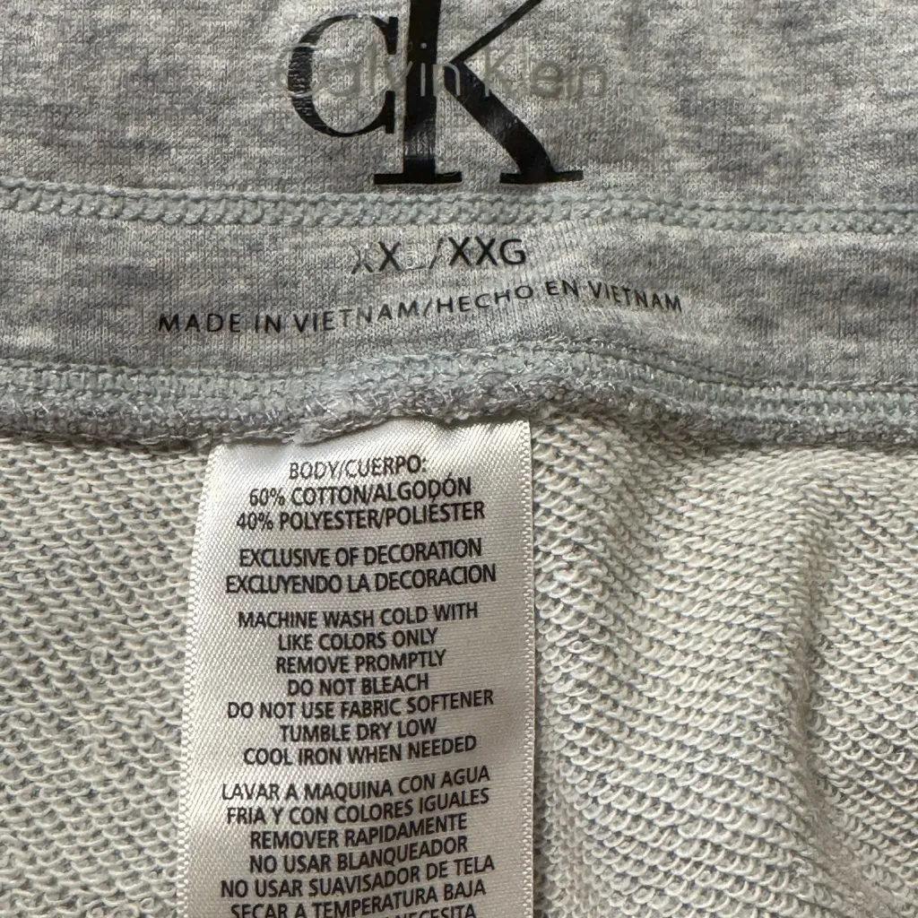 Calvin Klein Gray Athletic Shorts with Drawstring Waist - Image 5