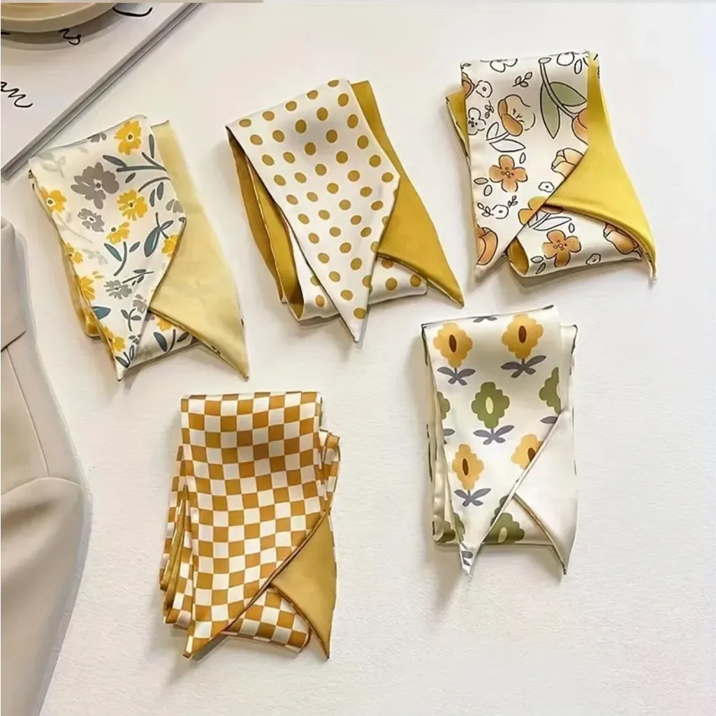 5 Piece Satin Vibrant‎ Style Twillies Tan - Image 4