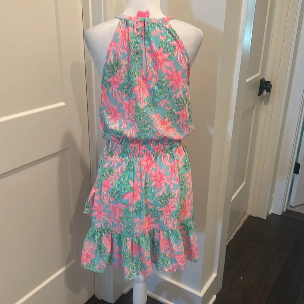 NWT Lilly Pulitzer Pamelyn Dress in Surf Blue So Shellegant Sz 8 - Image 5