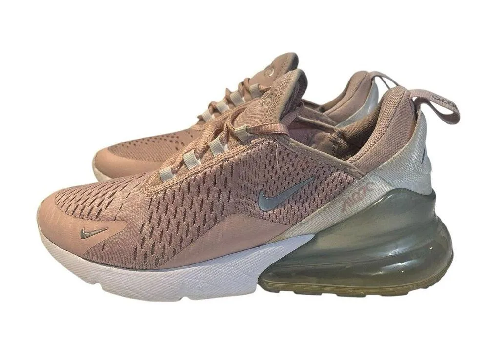 Nike Air Max 270 Pink Oxford/Metallic Silver/White DM8326-600 Women's Size 9 - Image 3