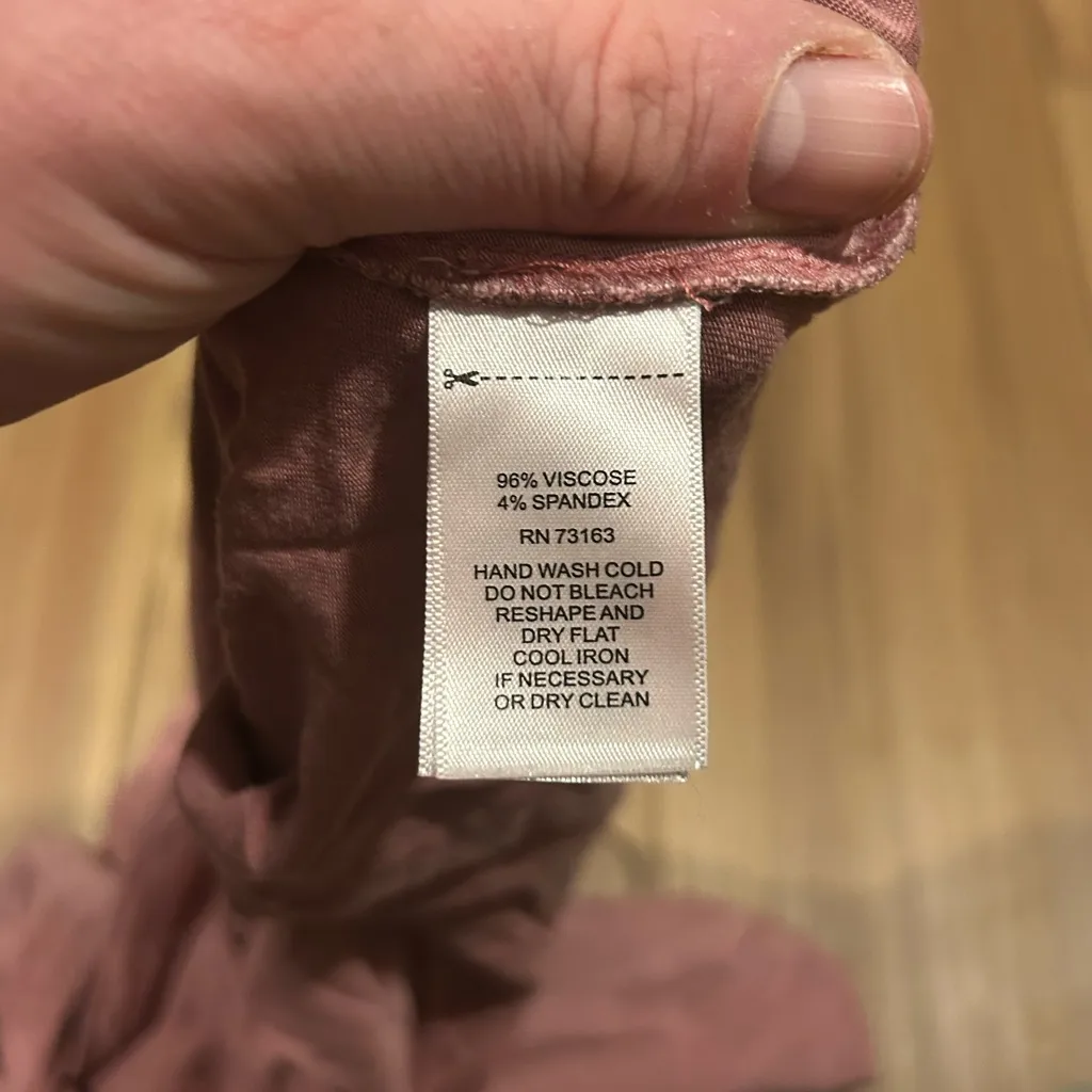 Cable & Gauge Mauve Short Sleeve Tee Lounge Top Size XL - Image 4