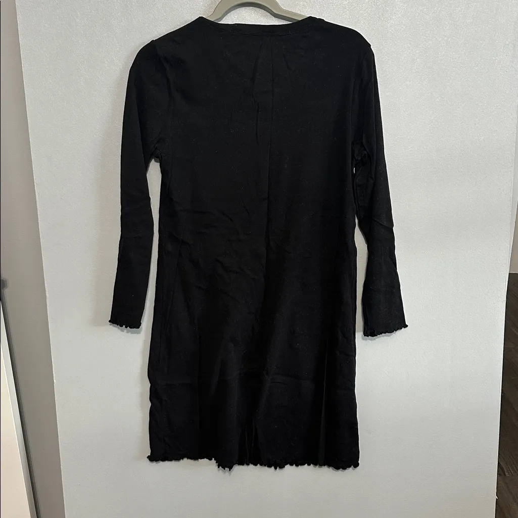 Lauren Ralph Lauren Black Plaid Trim‎ Henley Dress - Image 5