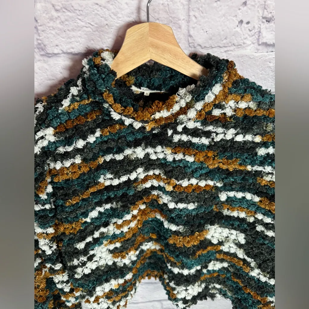 Tularosa mock neck plush cropped sweater women’s size‎ medium medium - Image 2