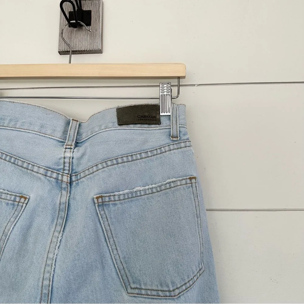 LF Carmar Women’s 26 Dakota Emelia Distressed Knee Crop Jeans - Image 5