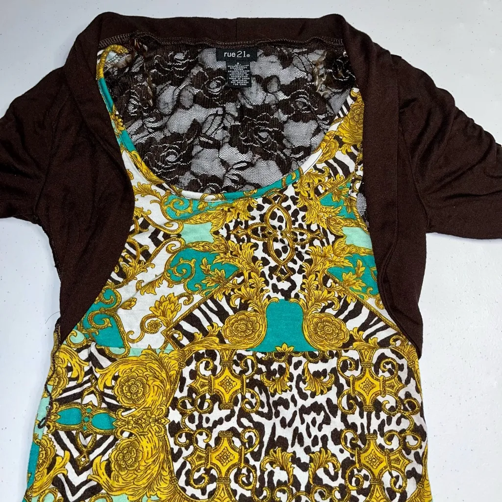 💙 Rue 21 Lace Boho Blouse - Image 3