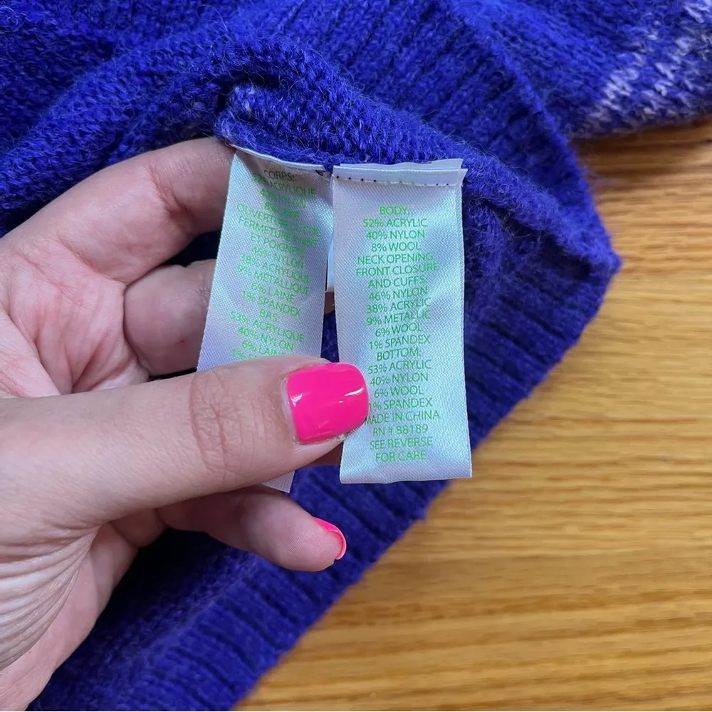 Lilly Pulitzer tessalyn purple and pink cardigan size XS - Image 7