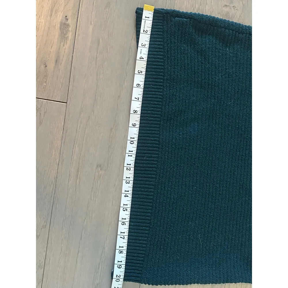 Staccato Colorblock Crew Neck Sweater Women's Large Green Grey - Image 6