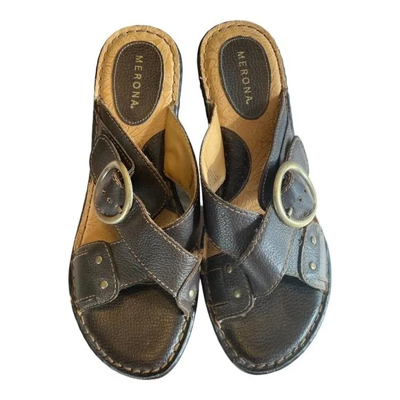 NWOT Merona leather sandals - Image 2