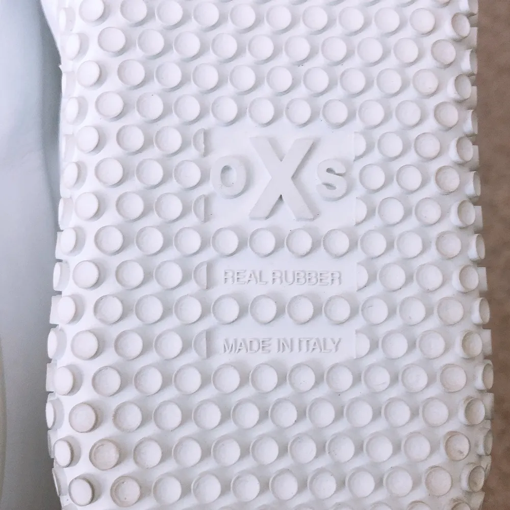 NEW O.X.S. Woobie White High Top Sneakers Leather Size 11 New in Box Retail $288 - Image 11