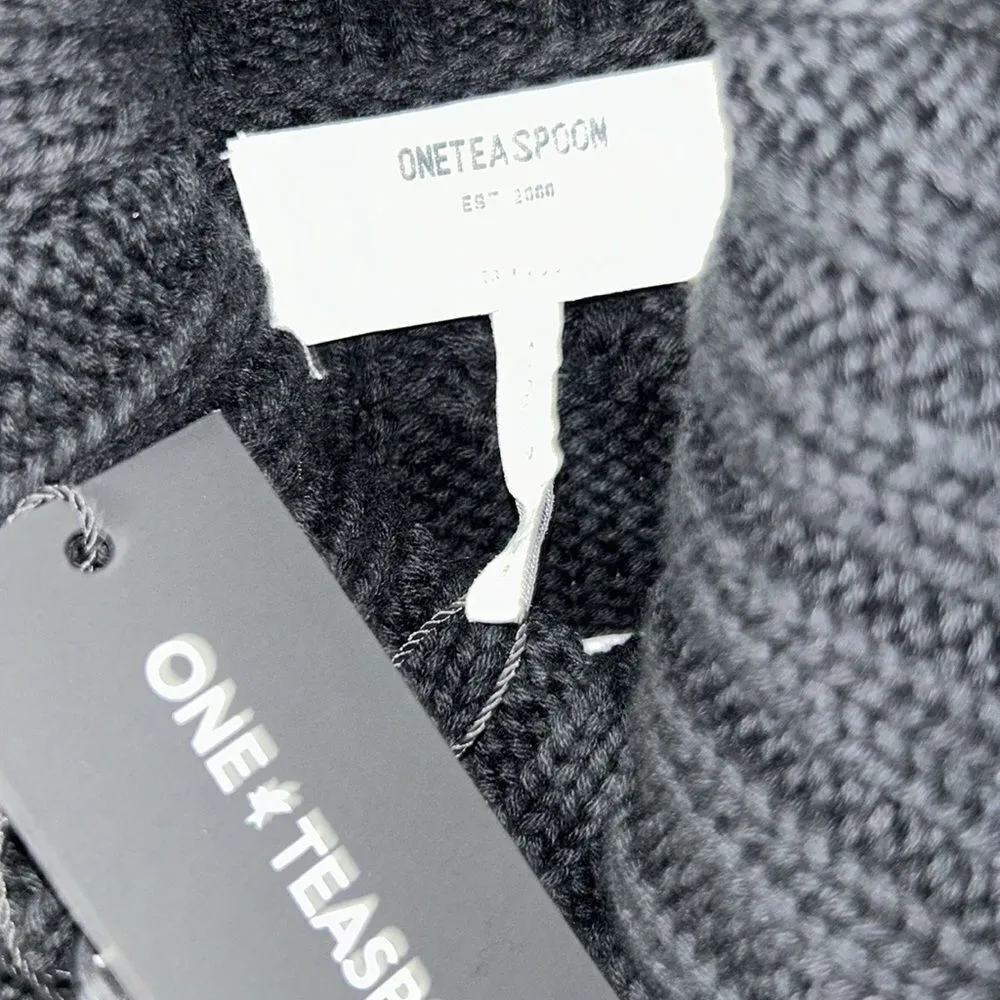 Revolve One Teaspoon Black Turtleneck Oversized Sweater(Size XS) - Image 5