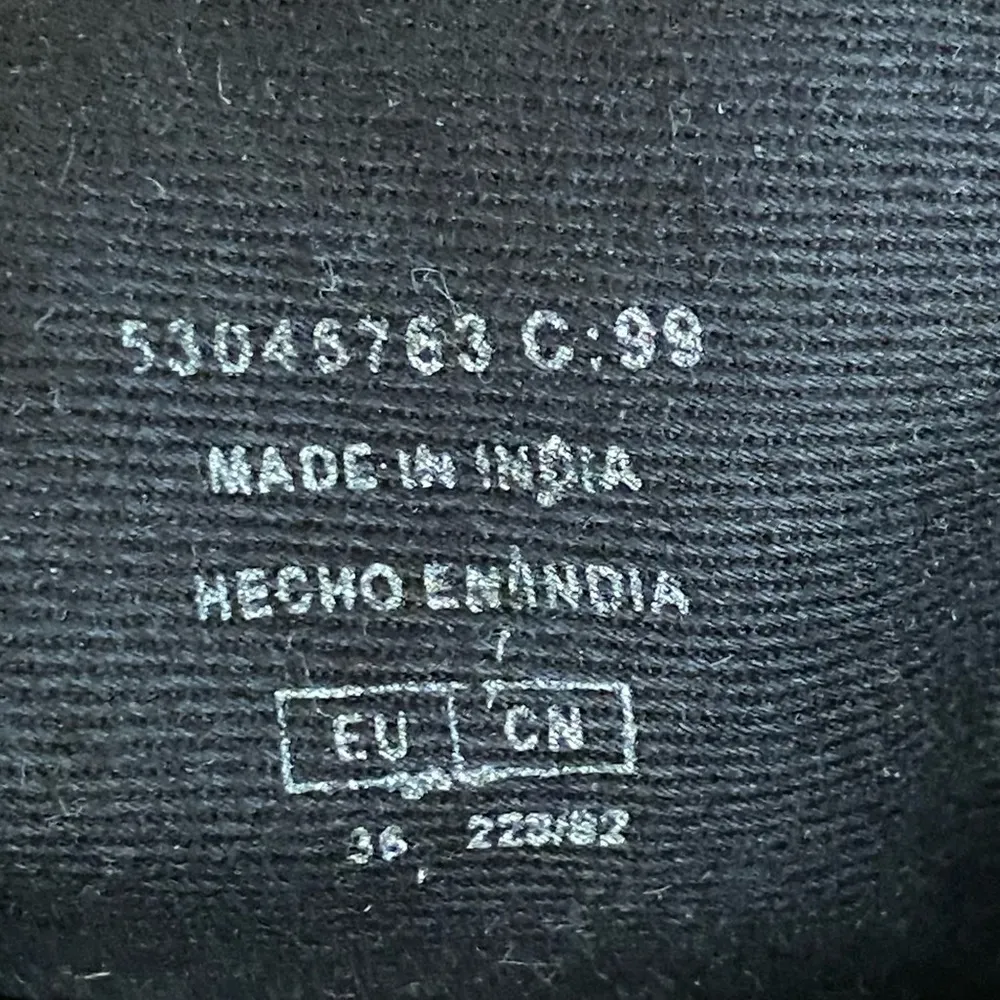 MANGO MNG Black Leather Combat Boot - Image 7