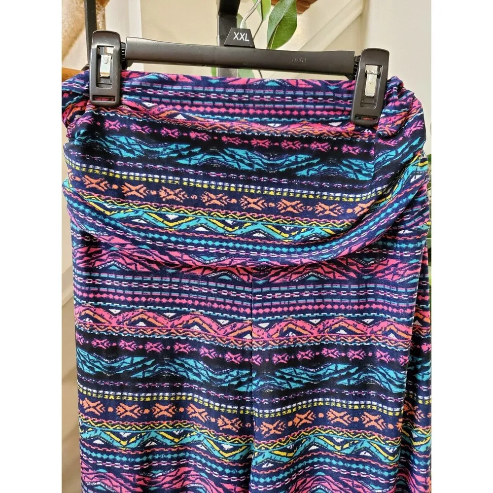 Win Win Women's Multicolor Polyester Pull On Comfort Waist Palazzo Pant Size M Size M - Image 2