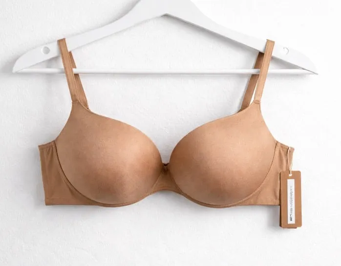 SKIMS Ultimate Push-Up Strapless Bra Clay Nude 32DDD NWT Seamless Underwire Tan - Image 1