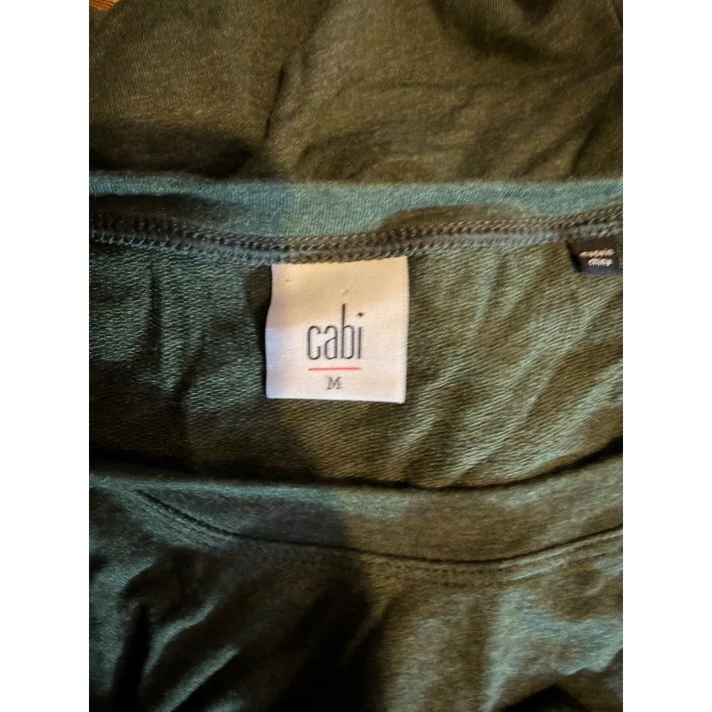 CAbi  Green Split Back Jumpsuit - Image 5