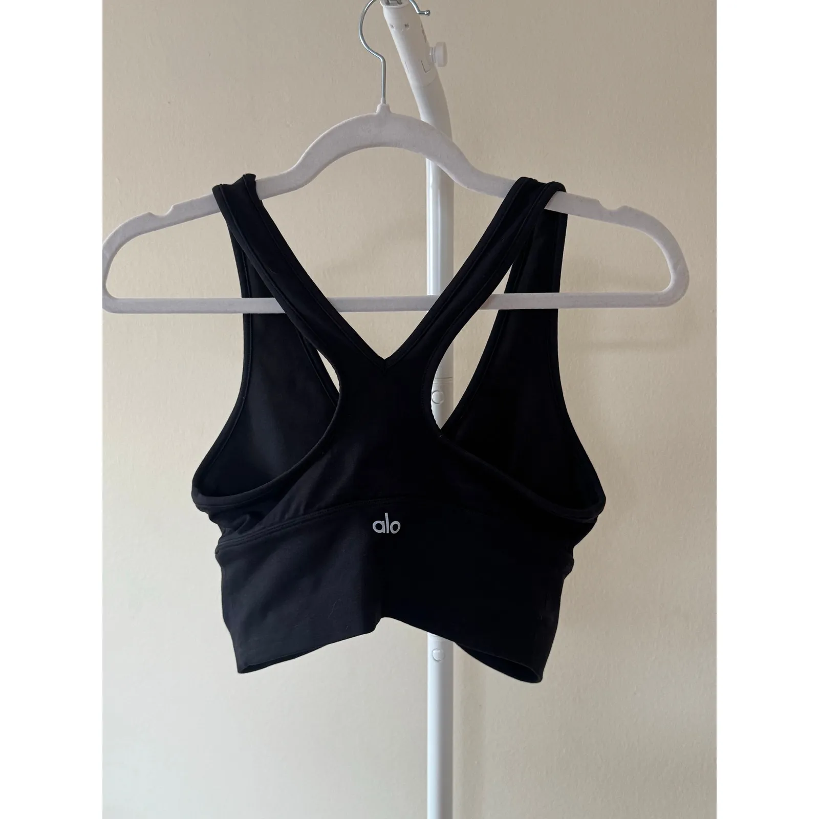 Alo Yoga Wild Thing Sports Bra Black Sporty Athletic - S - Image 5