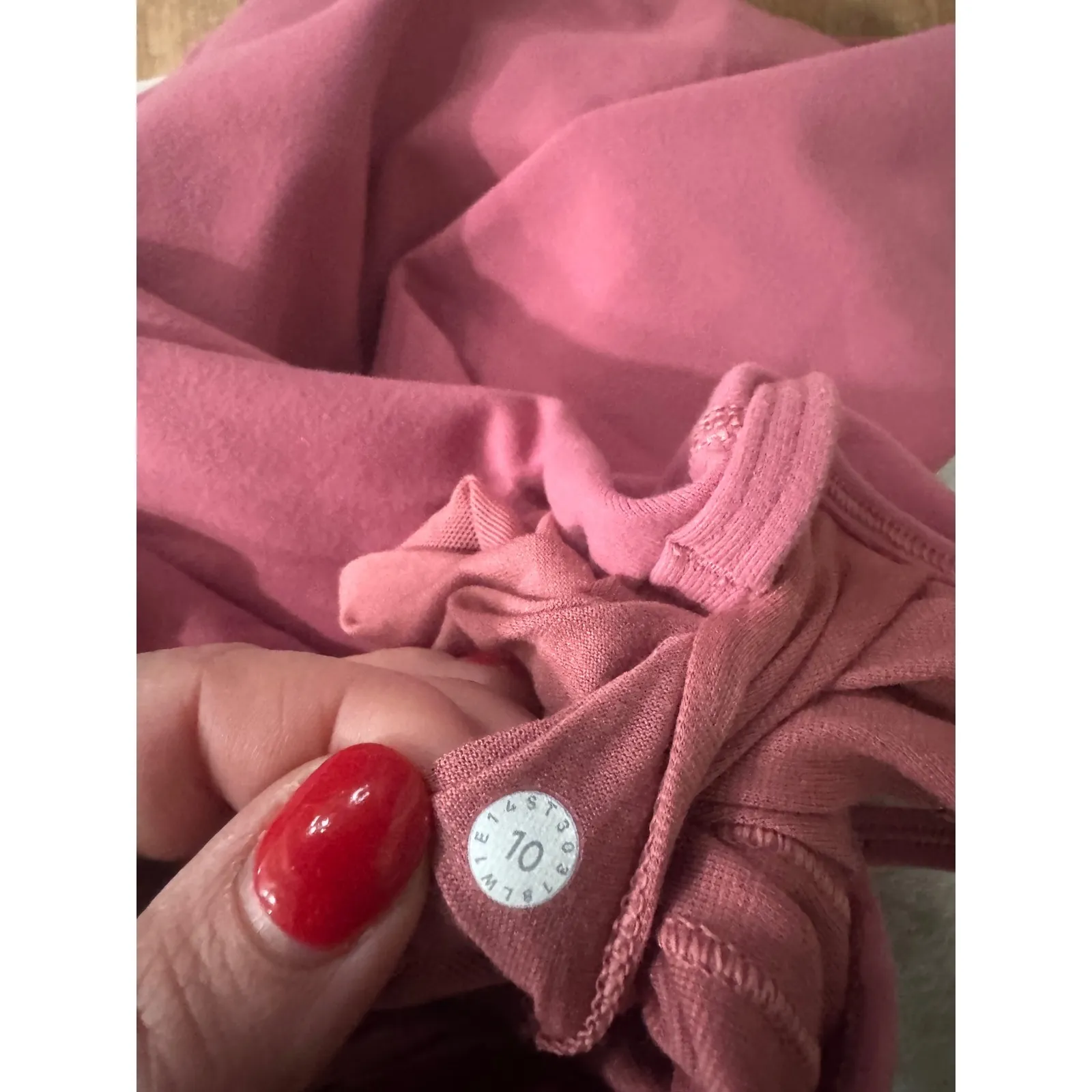 Lululemon Power Y Tank Top Pink Racerback Athletic Athlesiure Yoga Size 10 - Image 4