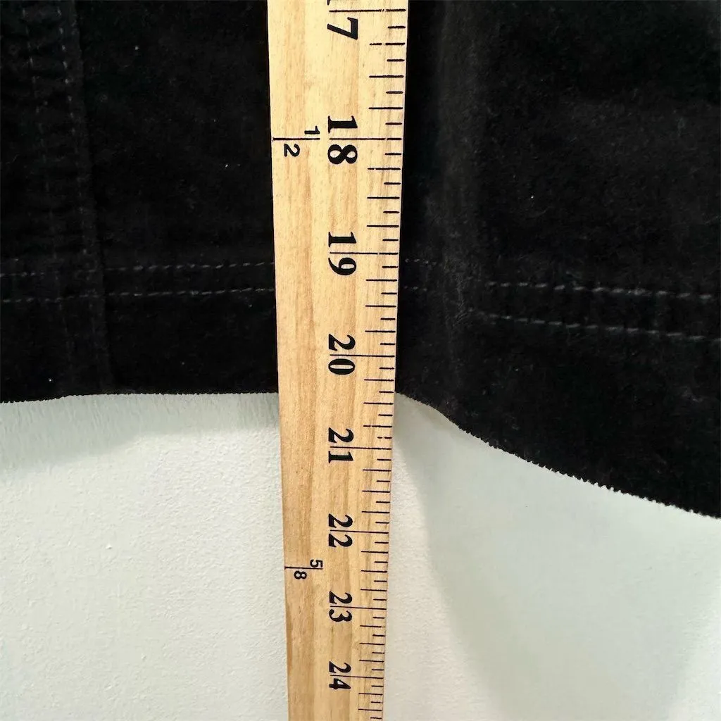 NWT Women's‎ 3XL Black Velvet Knee Length Pencil Skirt Casual Gothic - Image 8